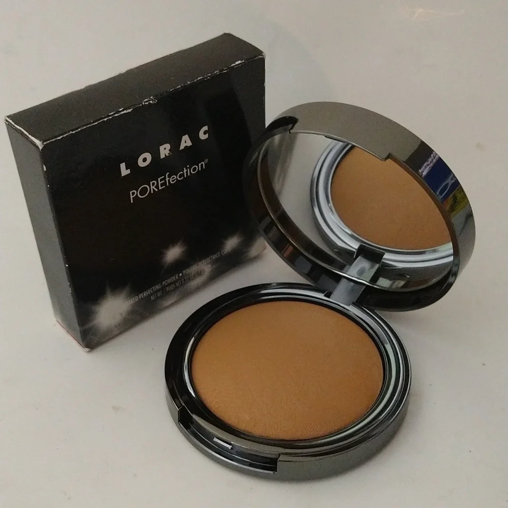 LORAC Cosmetics Porefection Baked Finishing Powder PF6 Deep Glam Feminine Discon